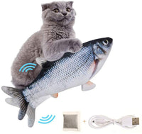 FriskyFin Interactive™ Jouet Poisson Le Compagnon de Jeu Marin pour Votre Chat